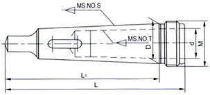 274 morse taper sleeve