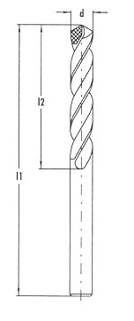 din8037 carbide tipped drill bits