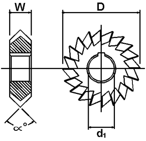 angle milling cutters