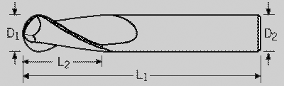 ball nose end mill Din1889
