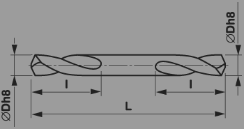 double end twist dirll bits