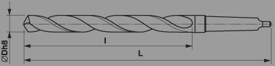 din345 taper shank drill bits